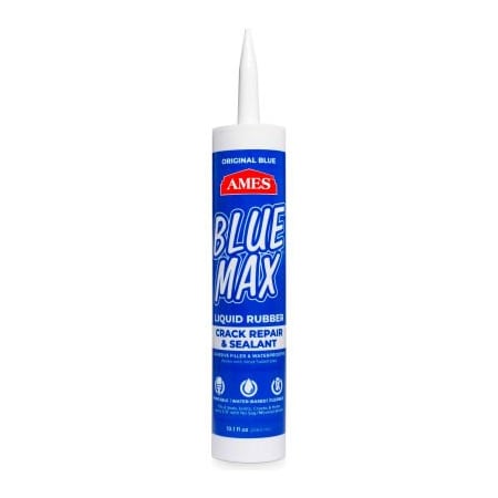 Ames Research Laboratories AMES BLUE MAX Liquid Rubber Caulk & Sealant - 10.1 oz Tube BMX10TUBEBE